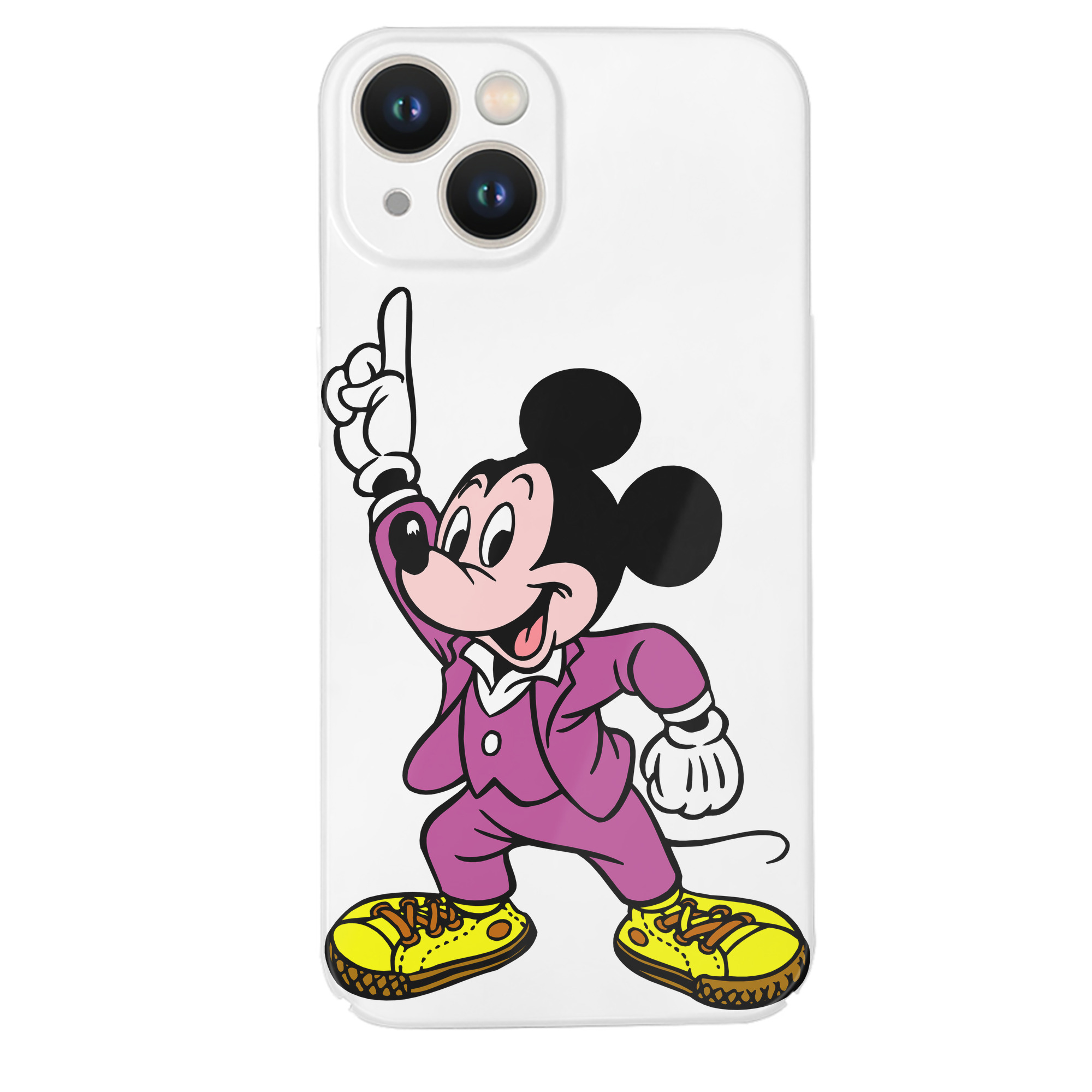 （画像用） ミッキーマウス Mickey Mouse 【iPhone 14シリーズ対応】ハードケース